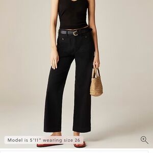 Black Wide-Leg Pants